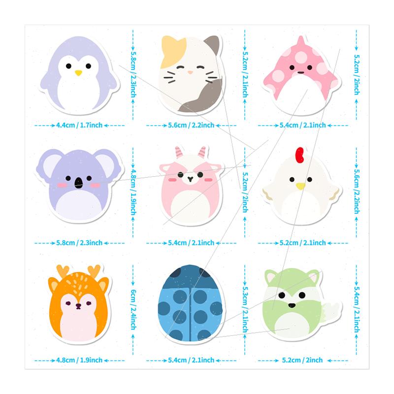 50 pcs of simple small animal stickers new cartoon cute simp - 图3