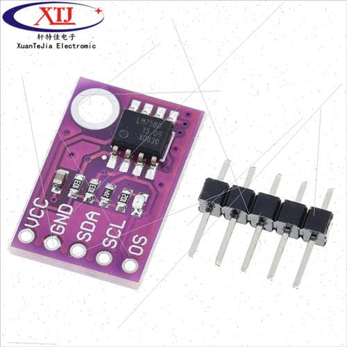 CJMCU75 LM75 Temperature Sensor High Speed I2C Interface Hig - 图0