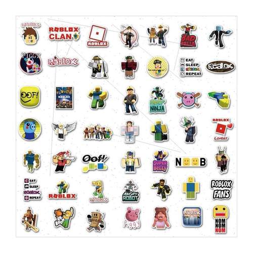 100 pcs Game Roblox Roblox Cartoon Doodle Stickers Laptop De - 图3