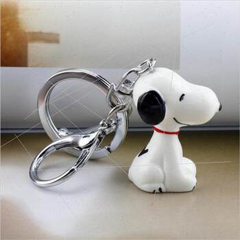 ກາຕູນເກົາຫຼີສ້າງສັນ Snoopy keychain ງາມ puppy dog ​​doll