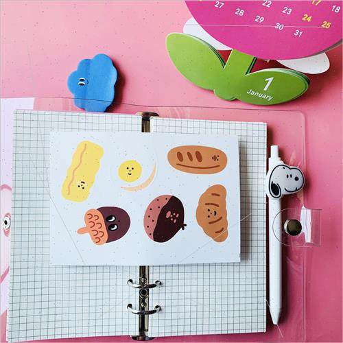 Korean graffiti cute bread chestnut ice-cream chocolate popu - 图1