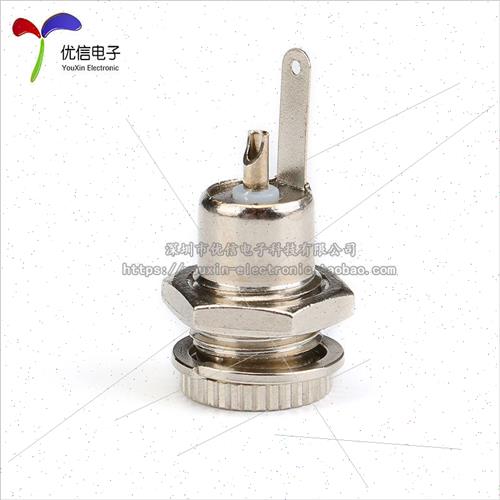 DC Power Socket DC-099 5.5*2.1/2.5MM Cap with Thread Chargin-图2