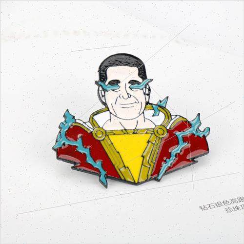 Shazam avatar cartoon pin badge 沙赞头像卡通胸针徽章 - 图2