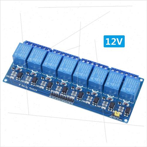 8-channel relay module 5V12V24V with optocoupler isolation A - 图2