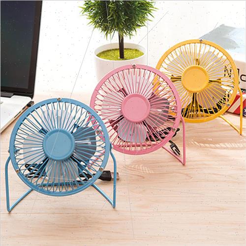 2023 summer hot  4 inch aluminum blade fan metal 360 ° rota - 图2