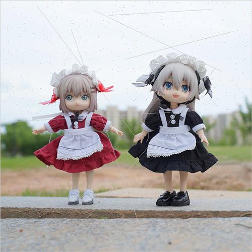 Heart Tong toys waifu maid dress set 12 points vegan wearabl - 图1