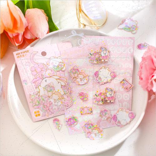 Material package autumn hymn series cute cartoon shaped diy - 图1