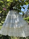 Gfmin ຕົ້ນສະບັບ handmade fairy pastoral floral skirt ງ່າຍດາຍໄວຫນຸ່ມສາວ skirt ສົດ