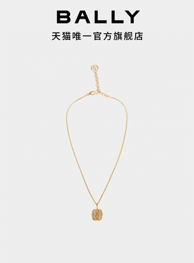 BALLY巴利女士Emblem金色项链