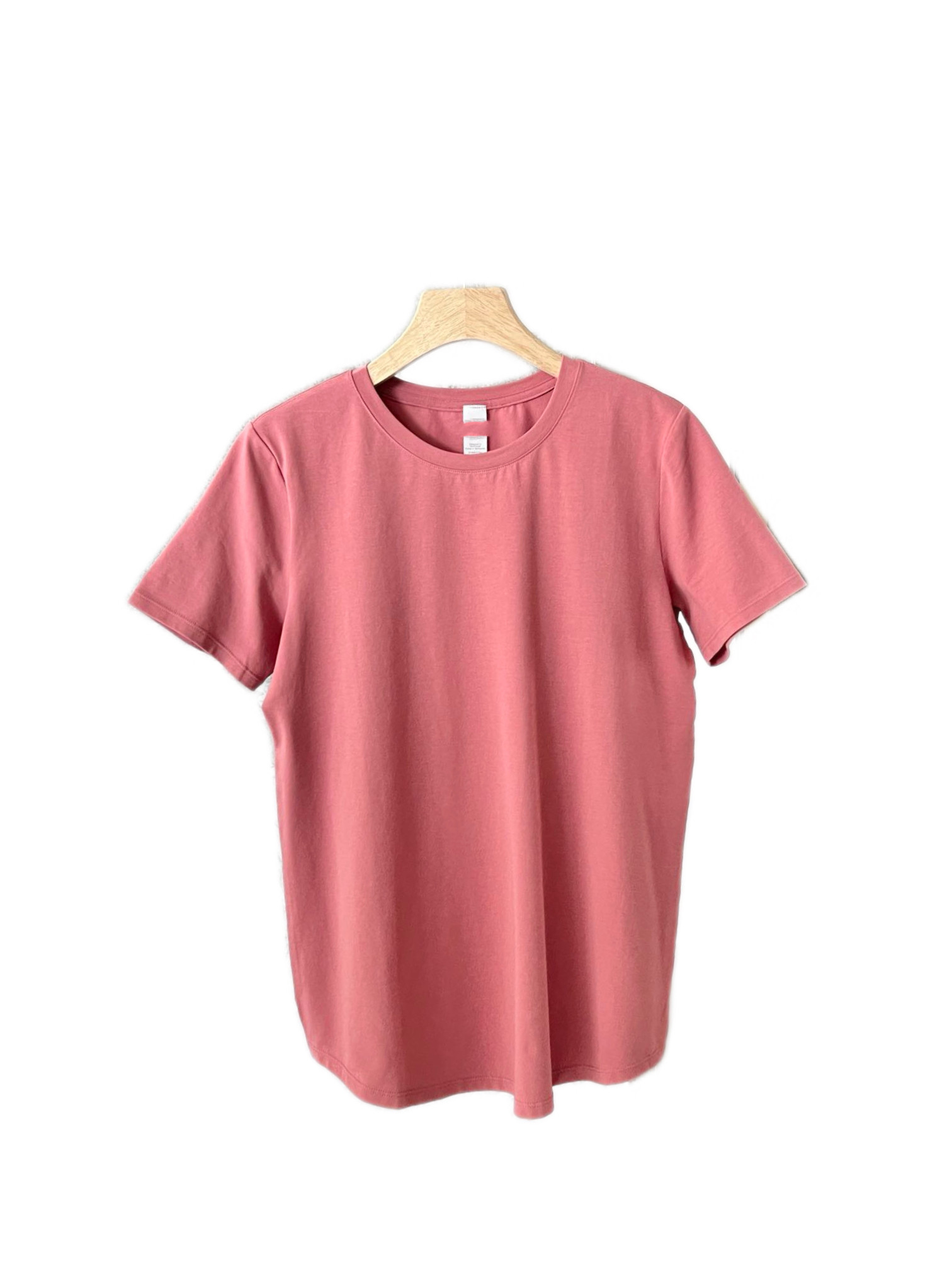 青岛外贸love正肩弧形下摆女士圆领短袖T恤匹马棉休闲运动瑜伽服,淘宝优惠券,粉丝福利购,淘宝优惠卷