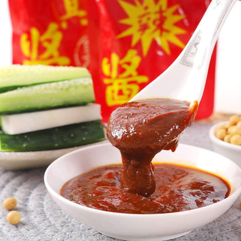 香其酱东北大酱特产农家沾菜蘸酱香辣酱黄豆瓣酱袋装熟酱拌饭酱料,淘宝优惠券,粉丝福利购,淘宝优惠卷