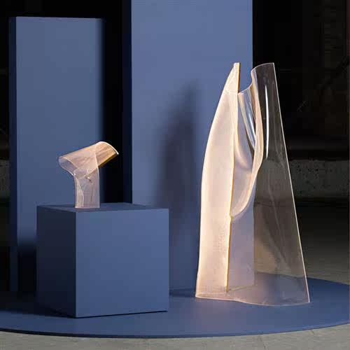 Post-modern  led light guide floor lamp living room bedroom - 图0