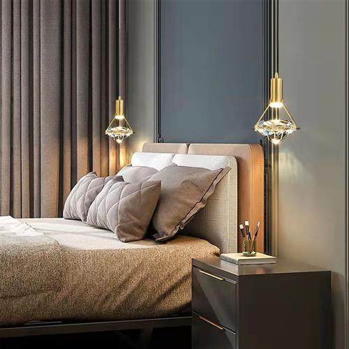 Post-modern light luxury crystal chelier creative simple hom - 图2