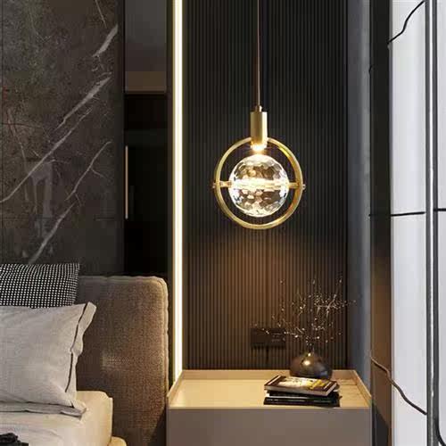 Post-modern light luxury crystal chelier creative simple hom - 图1