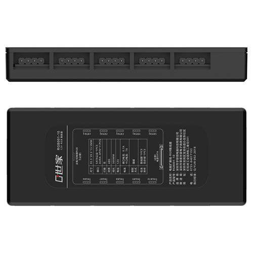 RGB Fan 1 in 10 Hub Desktop Fan AURA Tap Cable 12V 4-Pin Exp - 图2