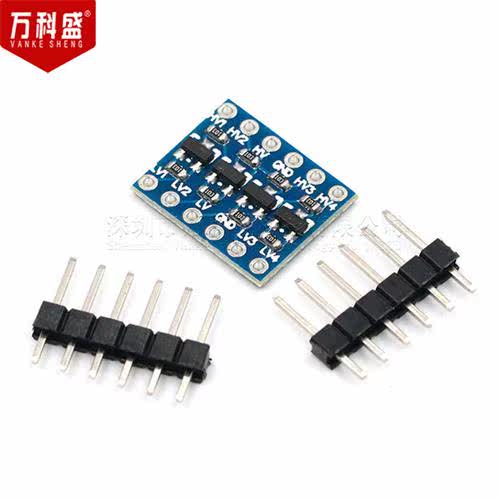 4-way level cversi module biial logic intercversi 3.3V to 5V - 图1