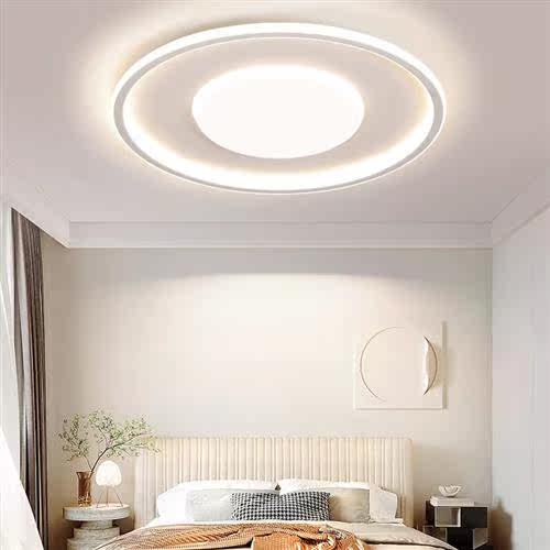 Ultra-thin led ceiling light simple modern master bedroom li - 图0