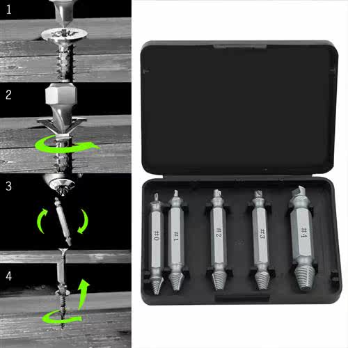 S2 Extractor Driver B Broken Thread Repair Tool 5pcs Set Dou - 图2