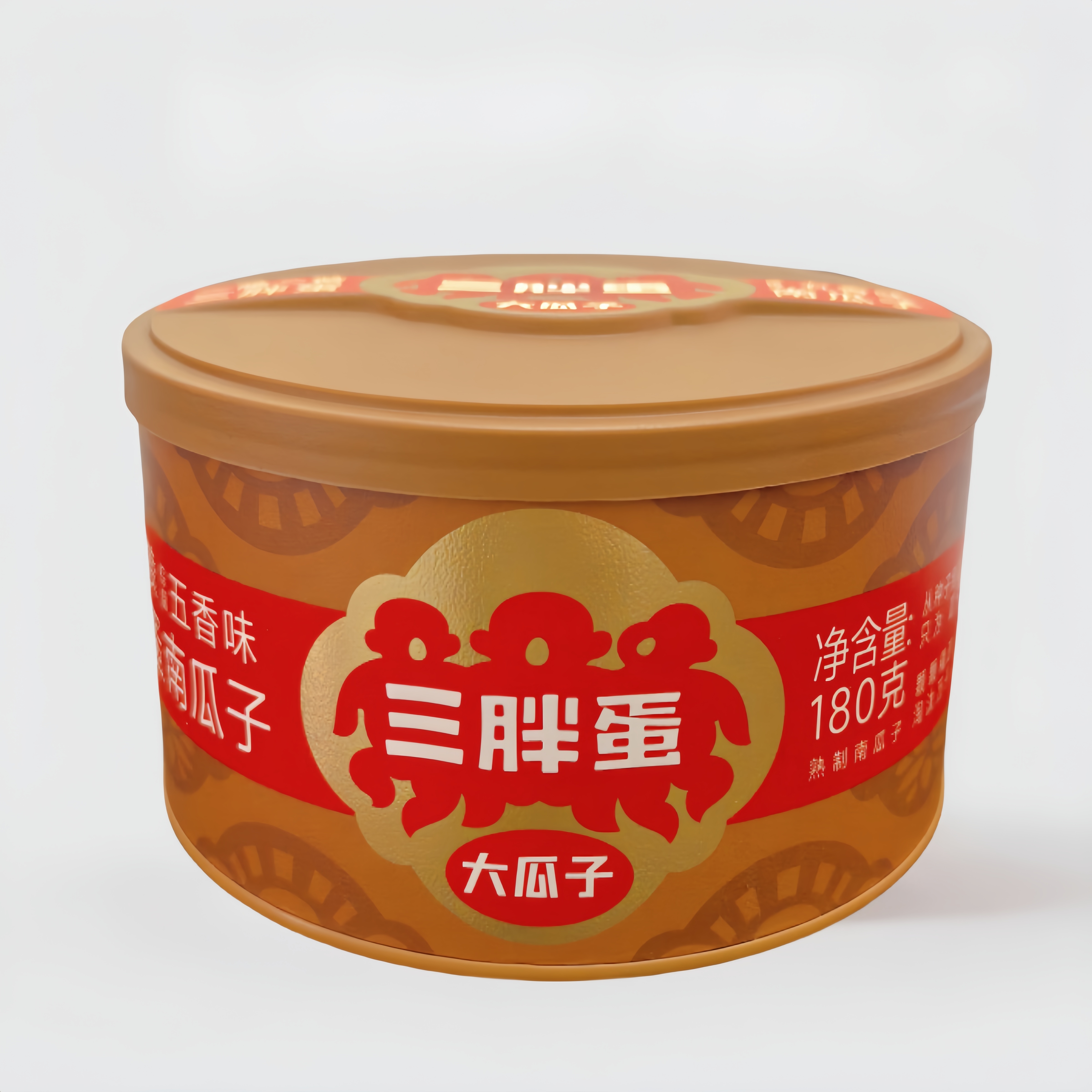 三胖蛋五香南瓜子180g罐装内蒙坚特产果炒货原味瓜籽孕妇零食新货 - 图3