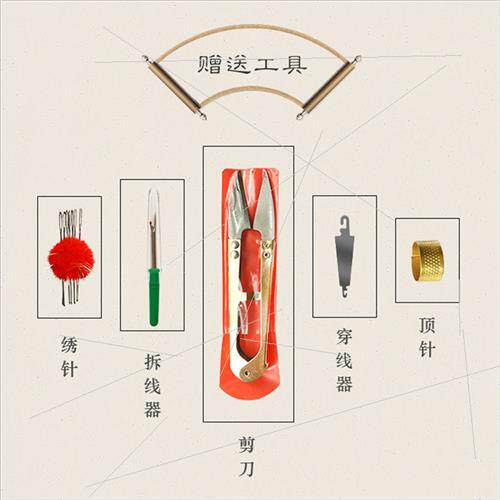 Cross Stch New DIY Garden Bridge Full Stch mple Handmade Thr - 图2