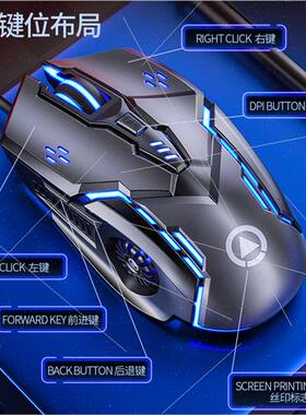 G5 wired mouse light game gaming gaming mechanical mute comp