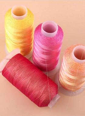 Chameleon rainbow illusion silk thread high glossy surface f