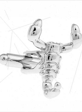 Animal Series lver Scorpion Cufflinks Personalized Men s Dun