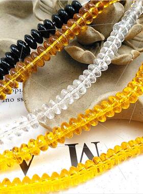 Crystal wheel beads spacer loose beads bracelet beads handma