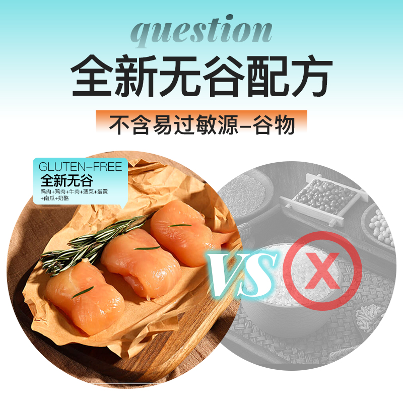 迪尤克成犬狗粮金毛泰迪萨摩耶牛肉果蔬2.5kg无谷低敏通用型犬粮 - 图1