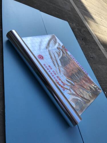 镜面反射膜 地暖反射膜保温隔热膜 地热铝箔纸 水电地热PET反光膜 - 图2