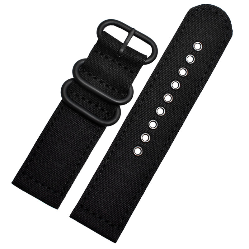 适配卡西欧帆布尼龙表带prw-6600男 米斯顿配件