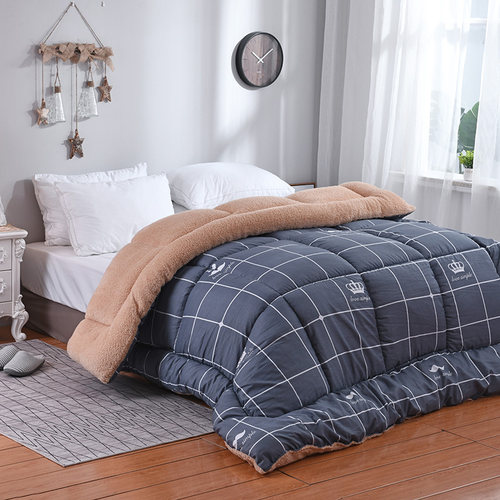 winter wool quilt comforter duvet blanket beddings blankets - 图1