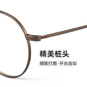 新款佐川藤井学生细框金属眼镜框男女圆框时尚光学近视镜架FD010