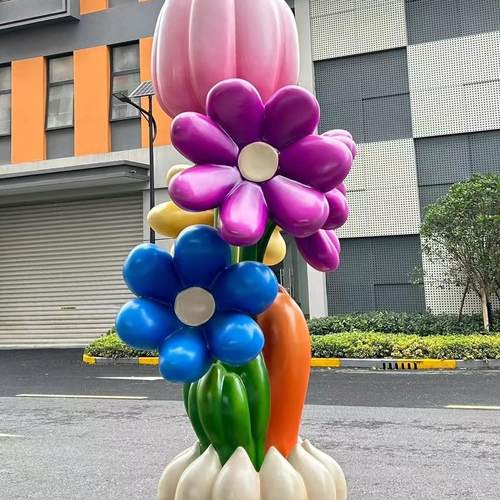 大型玻璃钢雕塑定制卡通动漫吉祥物人物动物IP形象美陈商业街雕塑 - 图2