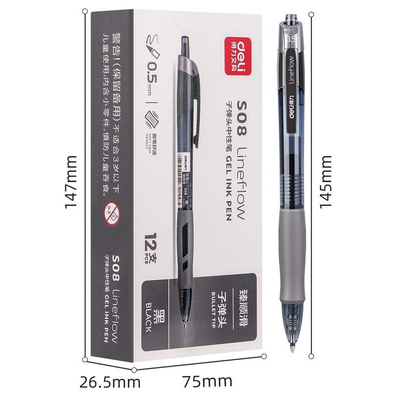 Powerfully press the gel pen for students to take exams