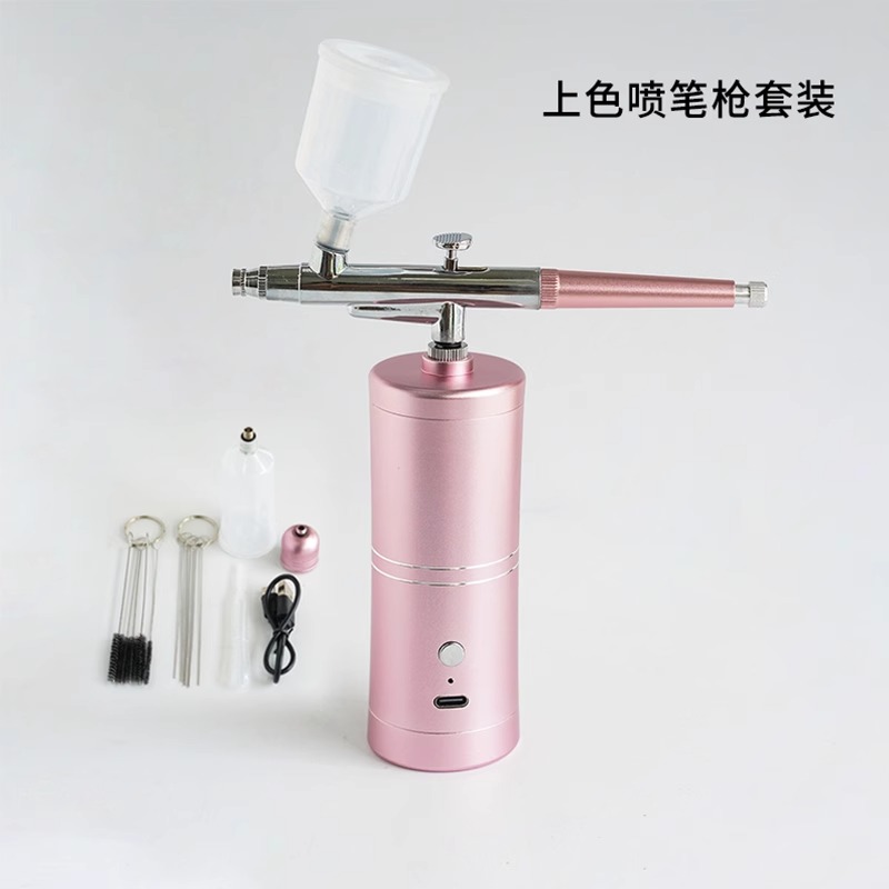 diy香薰石膏上色喷笔枪电动丙烯颜料喷色枪 渐变晕染模型手办 - 图1