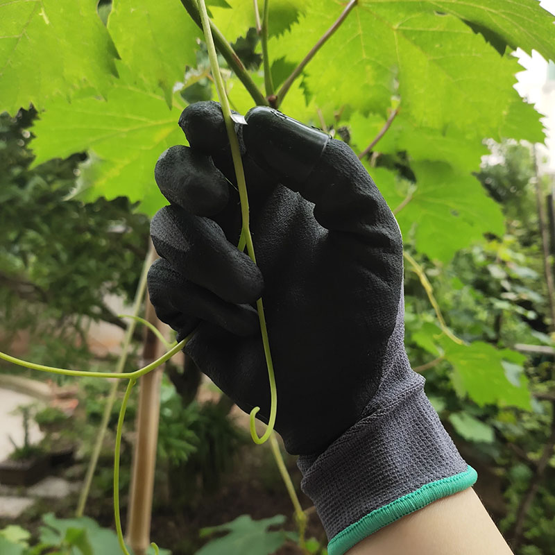 摘花椒专用手套护指甲神器硅胶手指刀掐花椒采摘手套摘辣椒拇指刀 - 图1