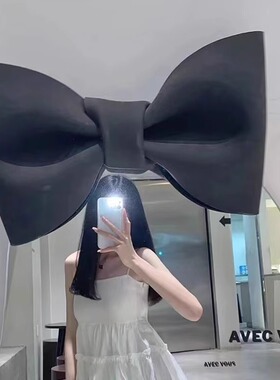 DIY蝴蝶结全身镜挂饰ins风