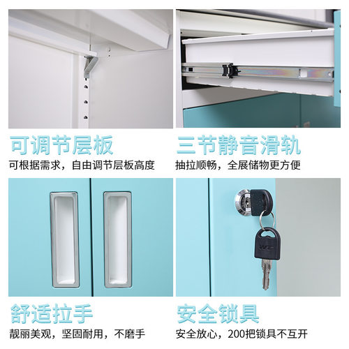 医院西药柜药房配药柜诊所诊疗桌医用不锈钢处置台门诊药店药品柜 - 图0