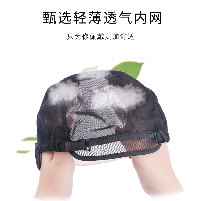 springsunshine旗舰店假发女长发全头套式漫画空气刘海网红锁骨发圆脸发型中长发假发套1