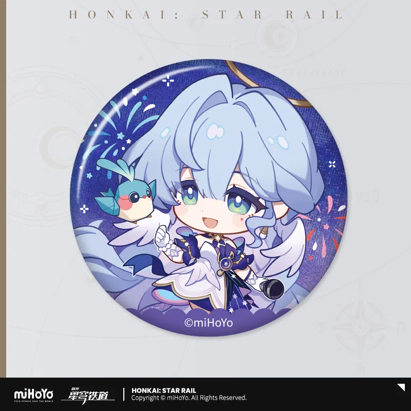 正版知更鸟周边合集崩坏星穹铁道徽章挂件立牌色纸收藏票卡官谷 - 图2