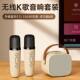 Microphone integrated Bluetooth audio microphone mobile phone wireless home mini karaoke outdoor k portable KTV set 12