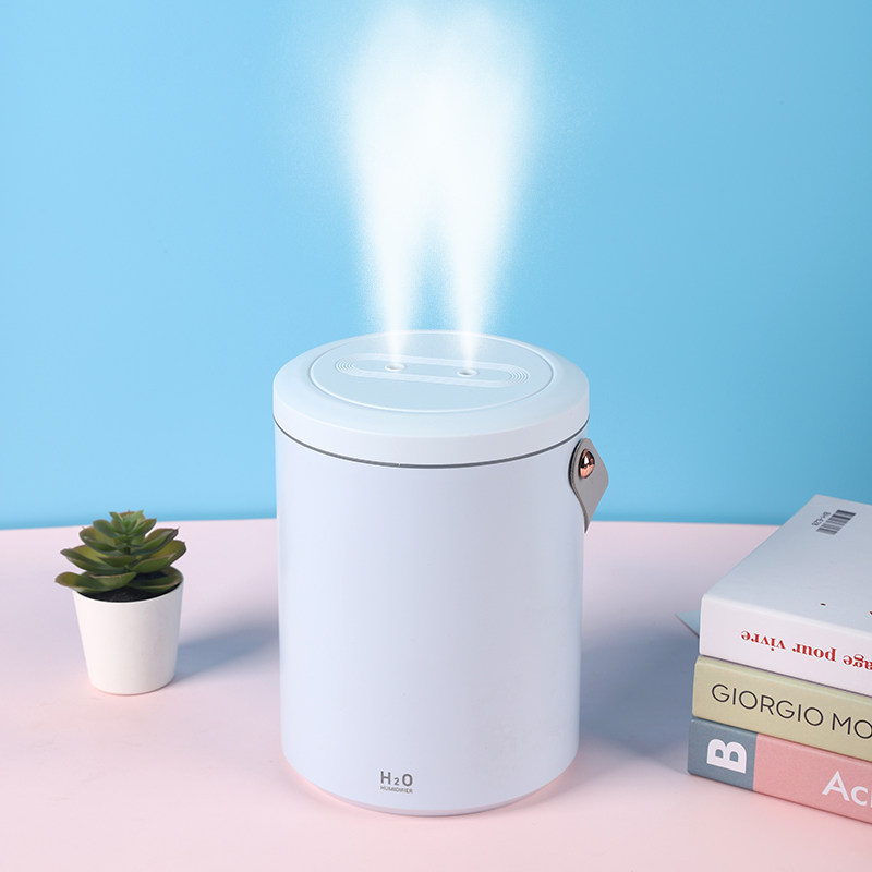 3L双喷加湿器夏天空调干燥usb家用卧室办公室桌面小型空气化香薰机精油补水喷雾器孕妇婴儿便携大容量喷雾机