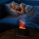 Simulated flame humidifier home bedroom office desktop aromatherapy machine silent USB humidifier aroma spray bedroom incense essential oil plug-in atmosphere