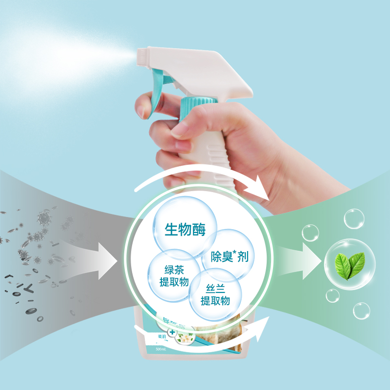 派锐宠物除臭剂喷雾去味清新非掩盖猫狗用去异味500ml