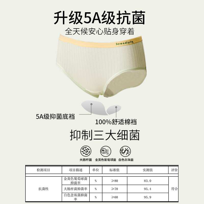 女士内裤女纯棉抗菌100%全棉裆2024新款时尚爆款少女中腰女生短裤,淘宝优惠券,粉丝福利购,淘宝优惠卷