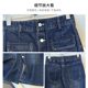 Denim skirt for women spring and autumn 2025 new autumn hip-covering skirt mid-length single-breasted retro temperament one-step skirt