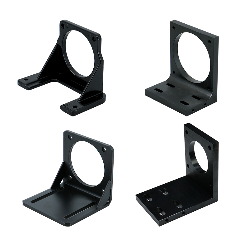 【HLTNC】57步进伺服电机支架卧式安装固定座铸铝3D打印机固定座 - 图3