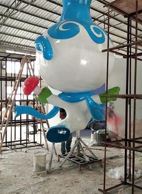 玻璃钢雕塑定制厂家店铺大型摆件门口迎宾卡通人物公仔玩偶吉祥物