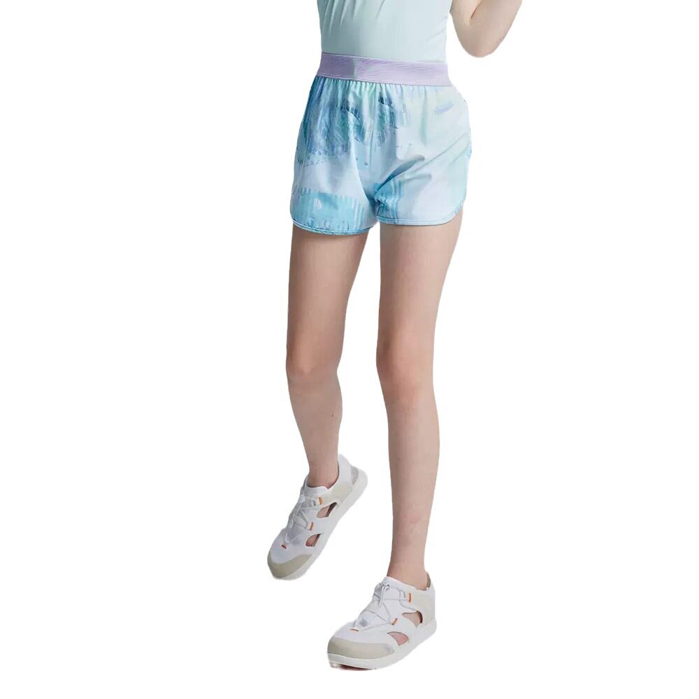 新夏季轻薄速干短裤女孩大中少儿瑜伽服跑步运动健身裤瑜伽套装